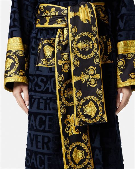 versace robe i love baroque|Versace bathrobe price.